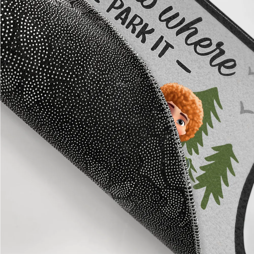 Home Is Where We Park It - Personalized Doormat - Image 3
