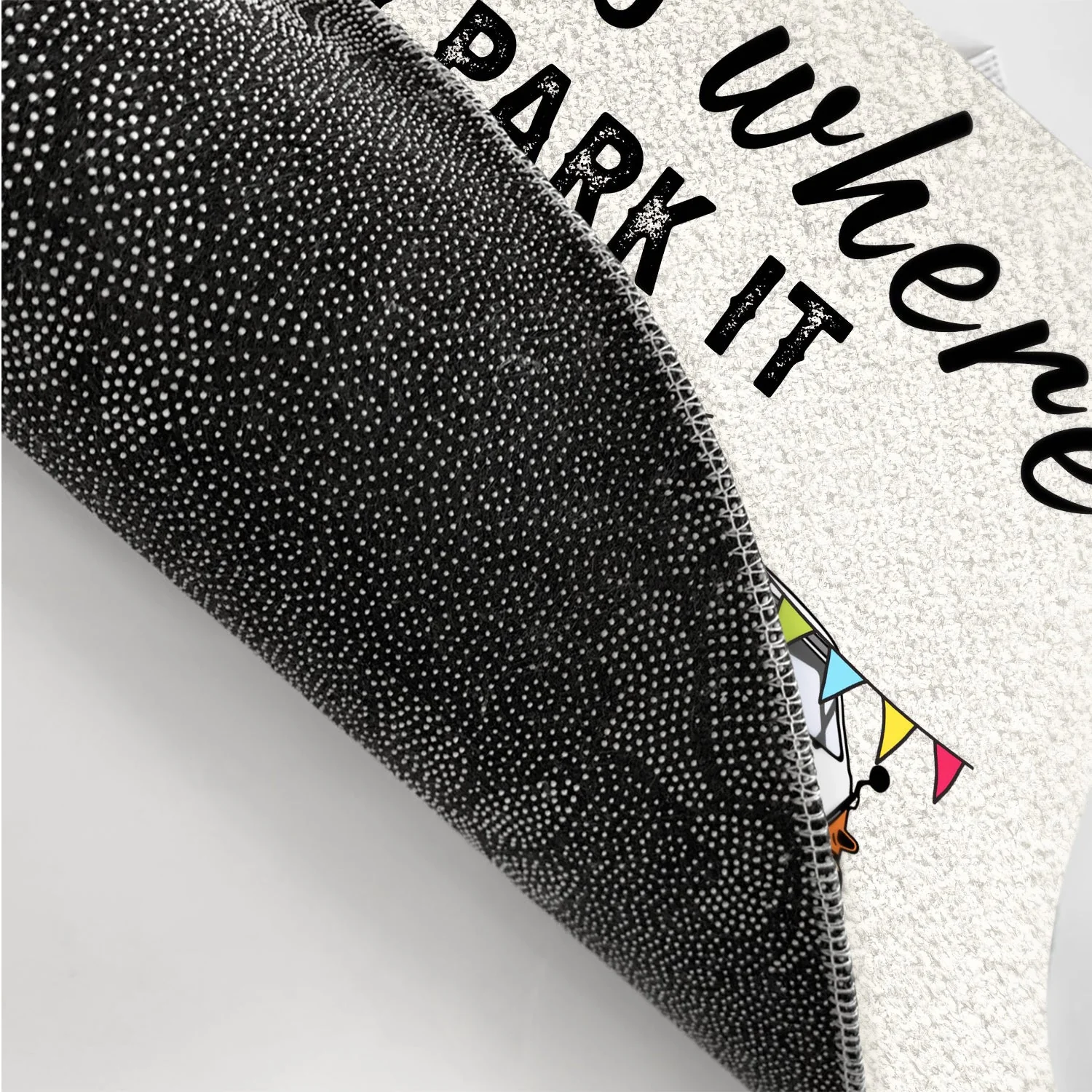 Home Is Where You Park It One Person - Gift For Women Men Loves Camping - Personalized Doormat - Image 3