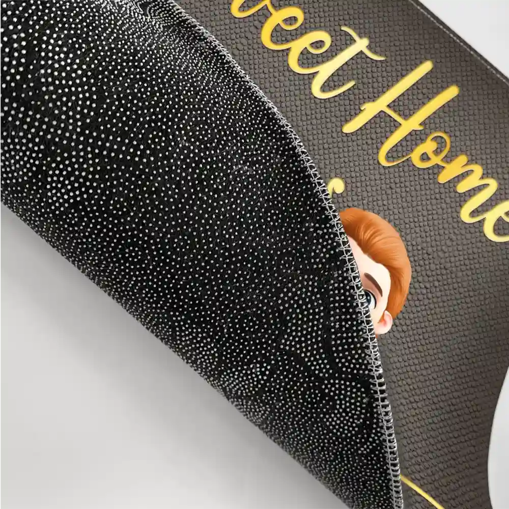 Home Sweet Home Couple - Personalized Doormat - Image 3
