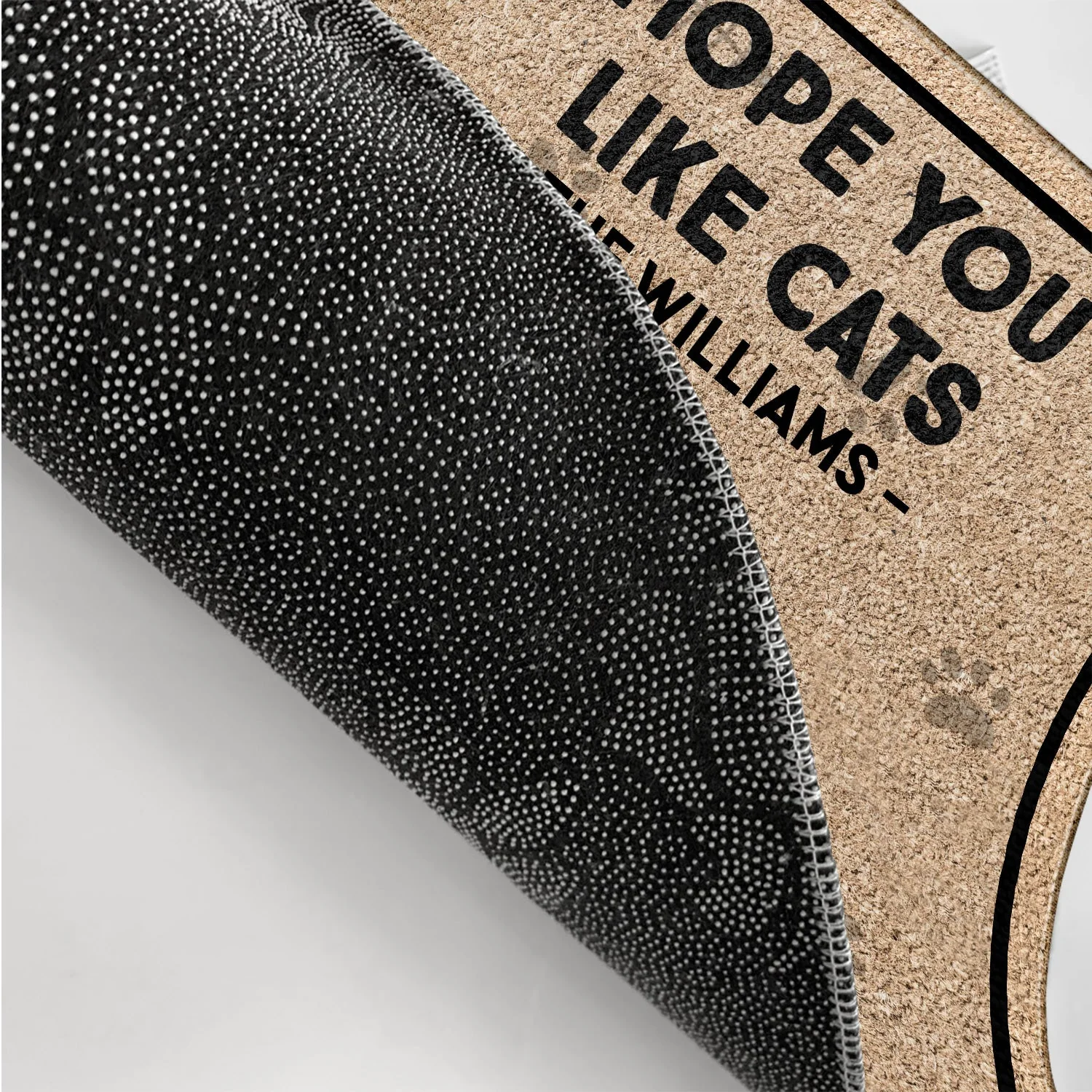Hope You Like Cats - Birthday, Loving, Funny, Home Decor Gift For Cat Lovers - Personalized Doormat - Image 3