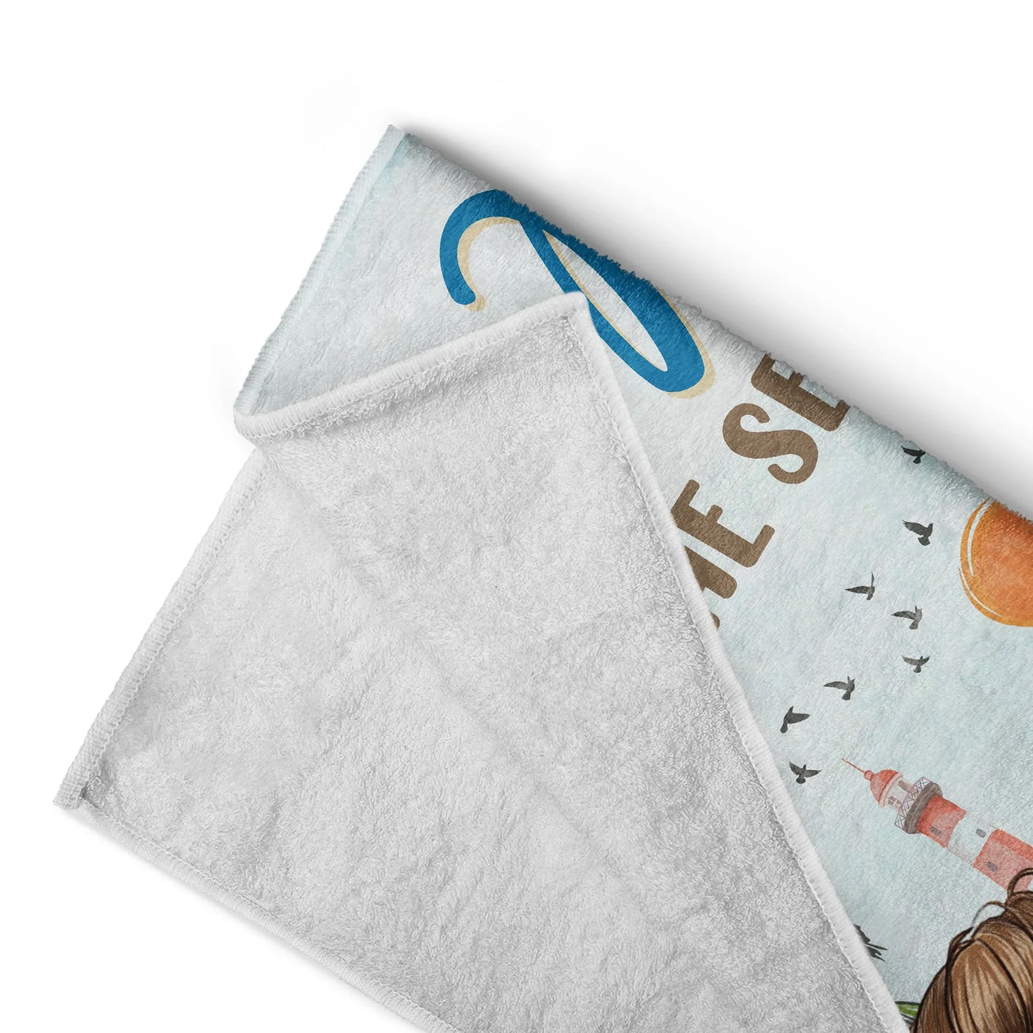 Hubby Wifey Season - Gift For Couple, Summer Vibe - Personalized Custom Beach Towel - Image 4
