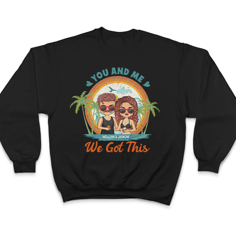 Husband And Wife Travel Partners For Life - Gift For Couples - Personalized Custom T Shirt - Image 5