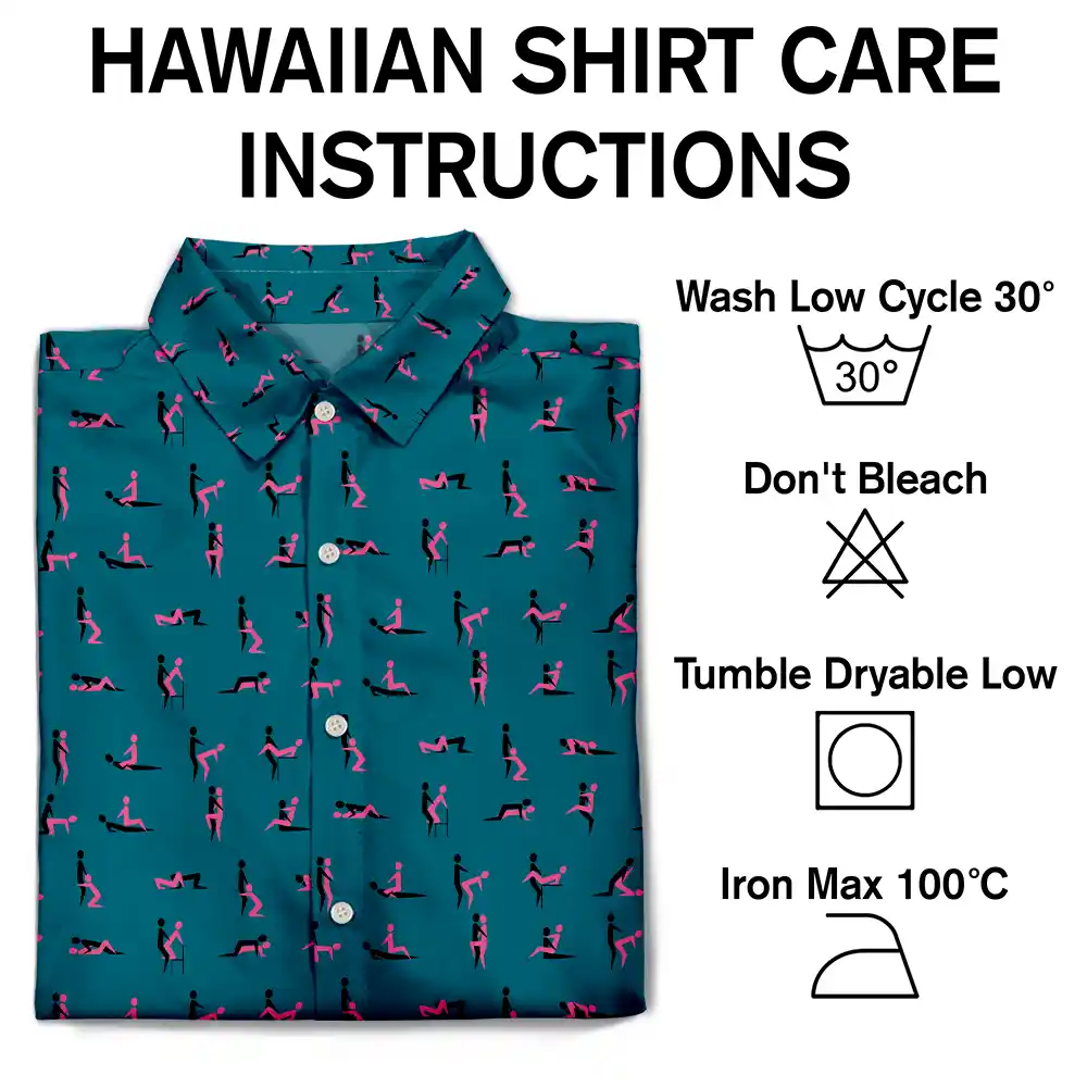 Husband Summer Vibe Hidden Funny Naughty Pattern - Personalized Hawaiian Shirt - Image 7