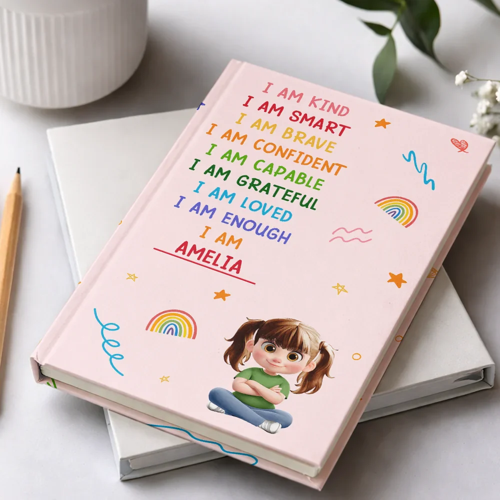 I Am Affirmations - Personalized Hardcover Journal - Image 2