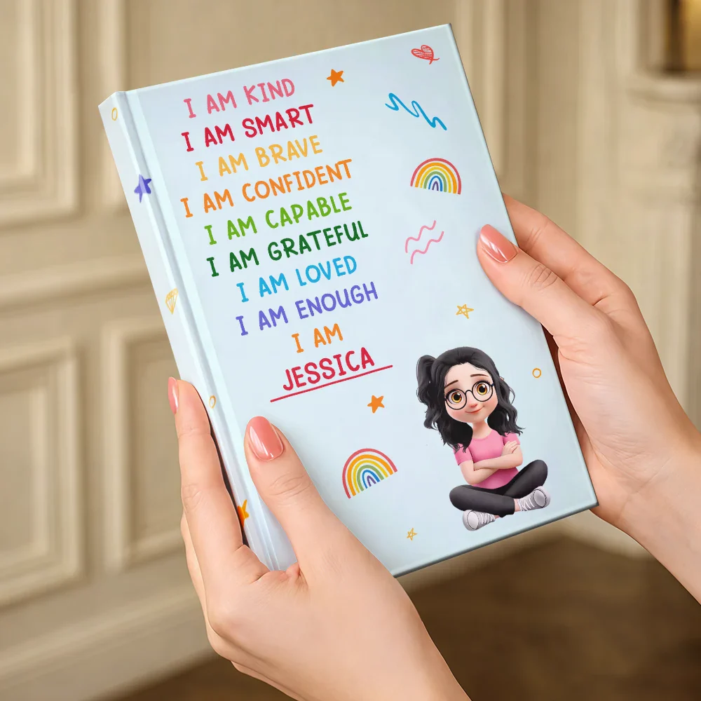I Am Affirmations - Personalized Hardcover Journal - Image 4