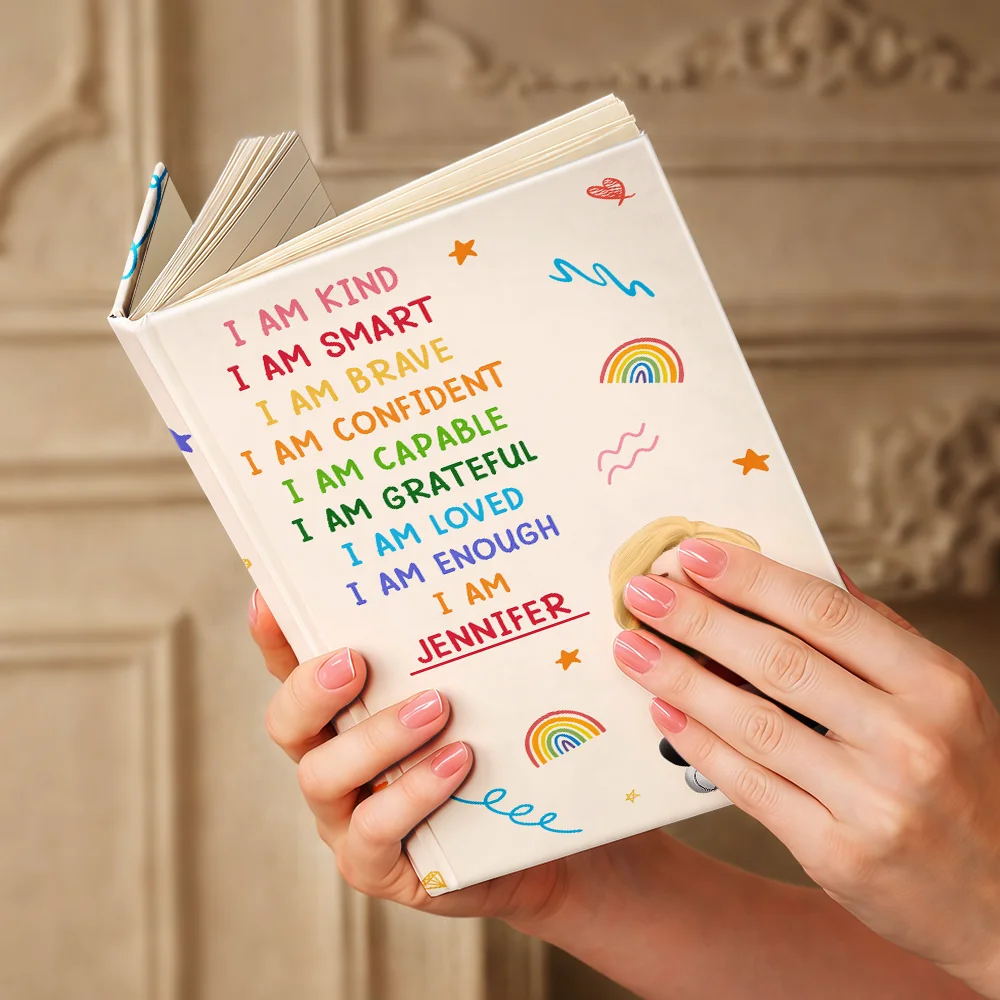 I Am Affirmations - Personalized Hardcover Journal - Image 5