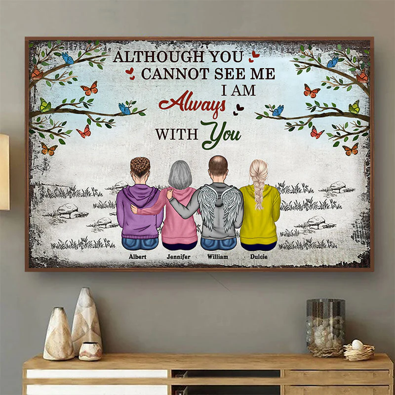 I Am Always With You - Memorial Gift - Personalized Custom Poster - Image 2