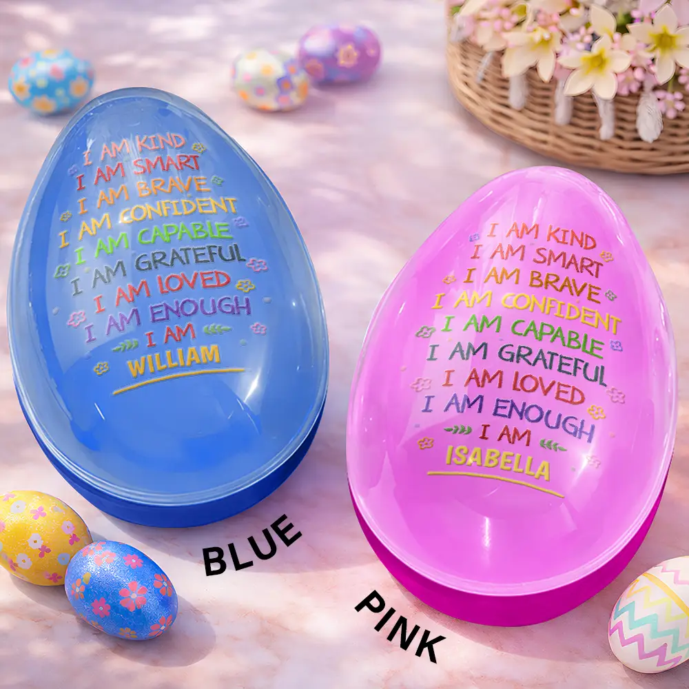 I Am Kind I Am Smart - Personalized Fillable Egg - Image 2