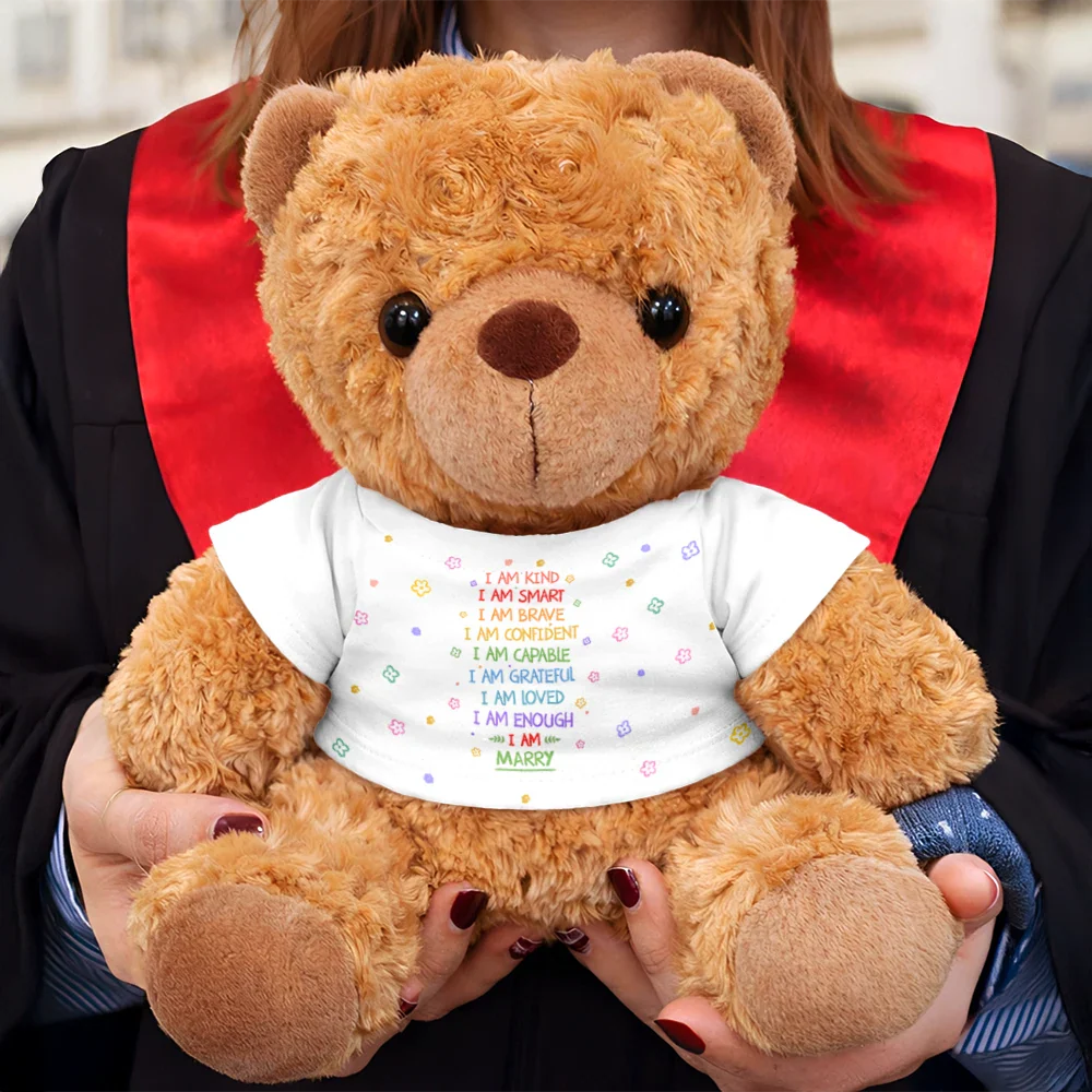 I Am Kind I Am Smart - Personalized Teddy Bear - Image 2