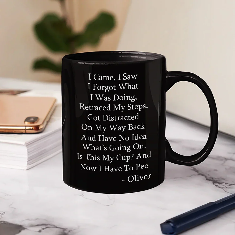 I Came I Saw I Forgot What I Was Doing - Personalized Mug - Image 5