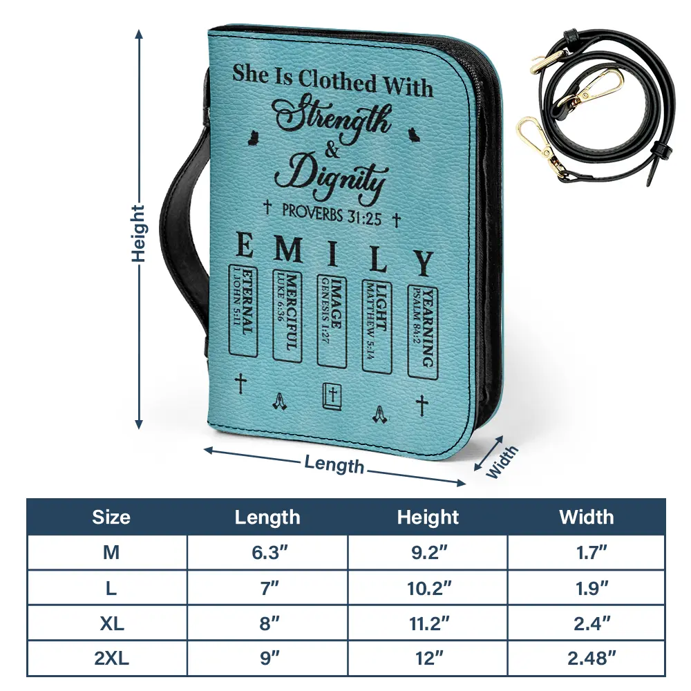 I Can Do All Things Through Christ Who Strengthens Me - Personalized Bible Cover - Personalized Bible Cover - Image 5