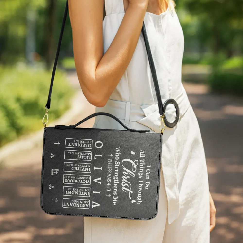 I Can Do All Things Through Christ Who Strengthens Me - Personalized Bible Cover - Personalized Bible Cover - Image 6