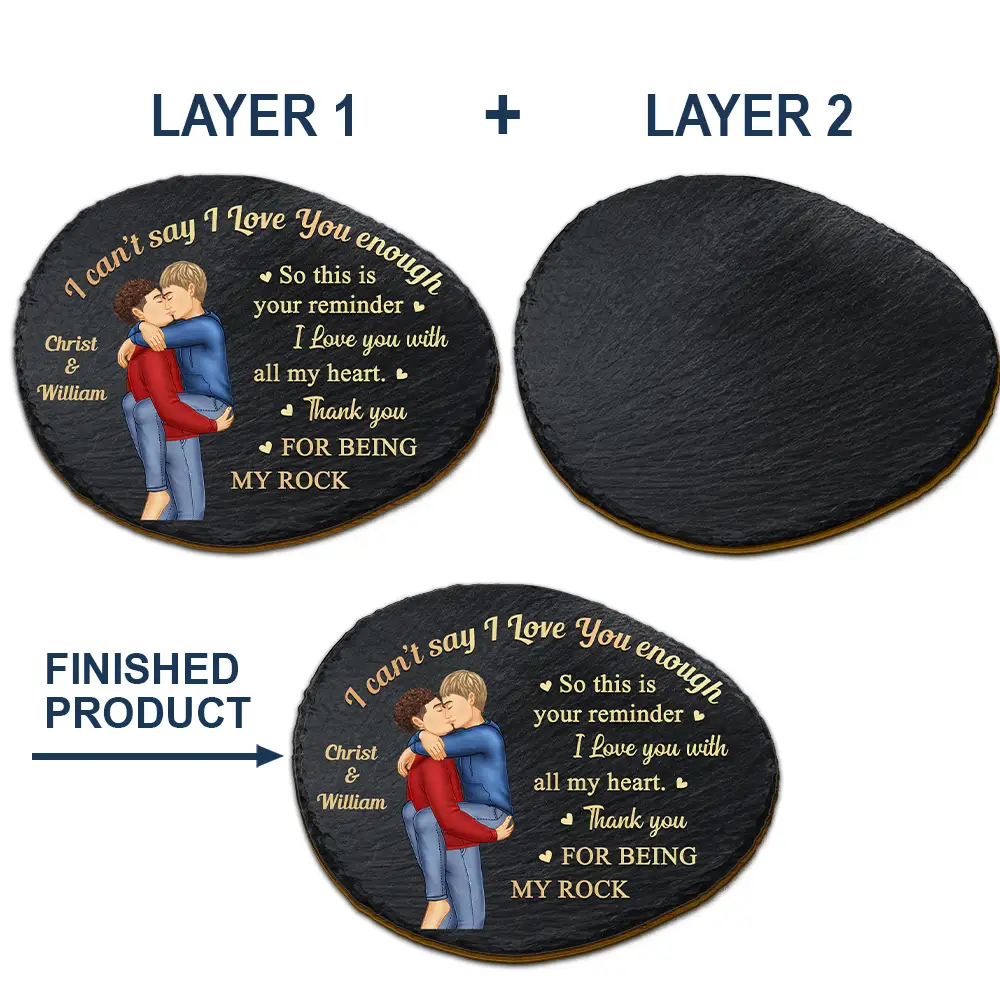I Can't Say I Love You Enough So This Is Your Reminder - Personalized Custom Shaped Car Visor Clip - Image 5