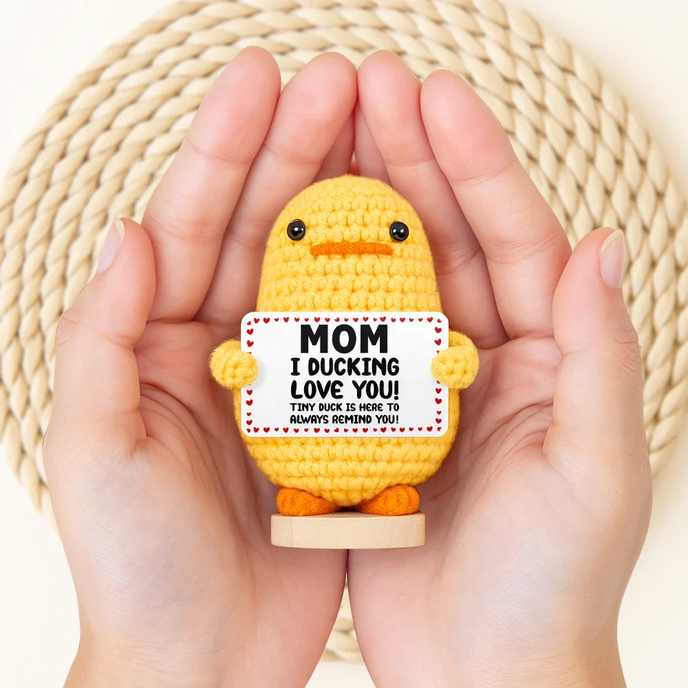 I Ducking Love You - Personalized Doll Crochet With Custom Card - Image 2