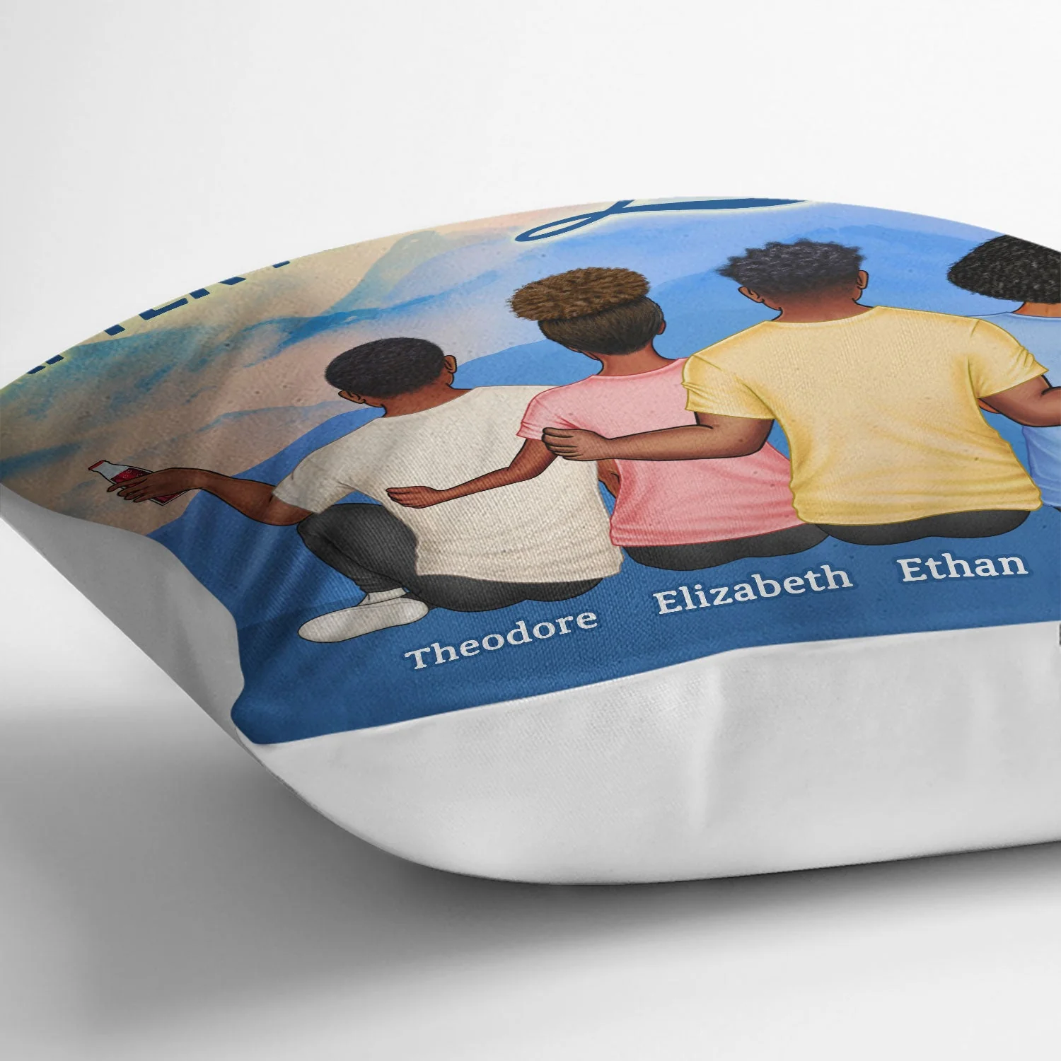 I Hugged This Soft Pillow Squeezed It Really Tight - Birthday, Loving Gift For Sister, Brother, Siblings, Besties, Friends, Family - Personalized Custom Pillow - Image 3
