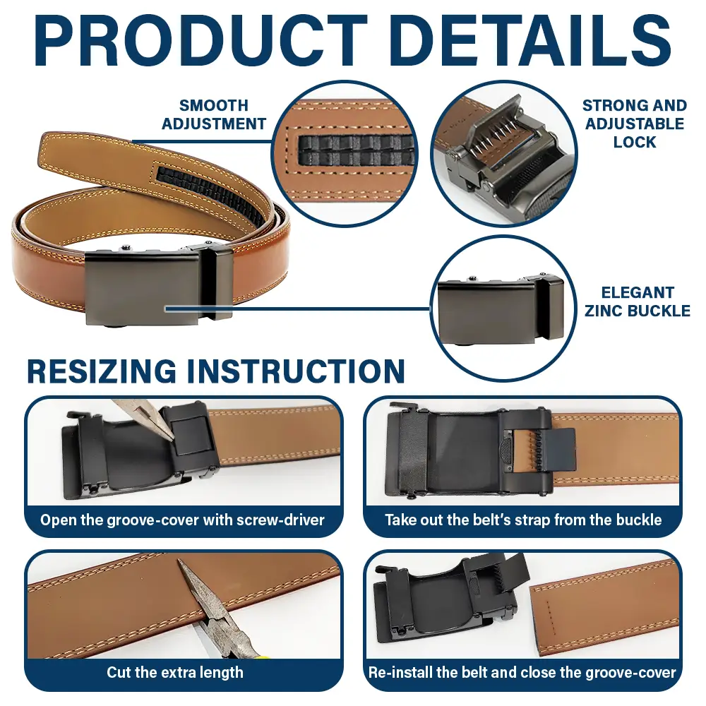 I Licked It So It's Mine Couple Initials - Personalized Leather Belt With Engraved Buckle - Image 4