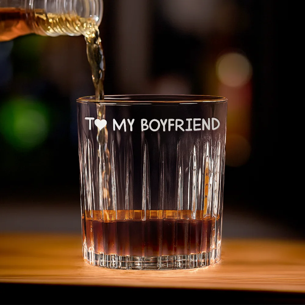 I Licked It So It's Mine - Personalized Rocks Whiskey Glass - Image 3