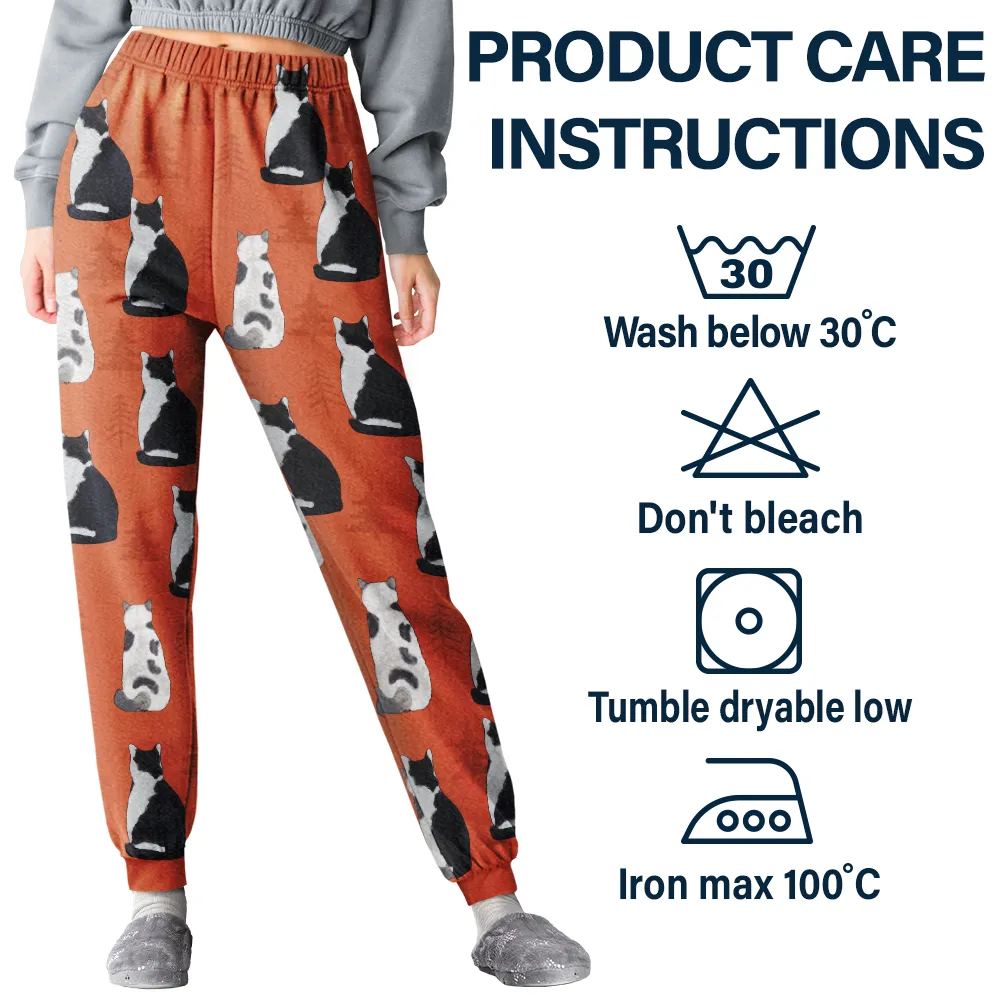I Love My Cats - Personalized Pajama Pants - Image 5