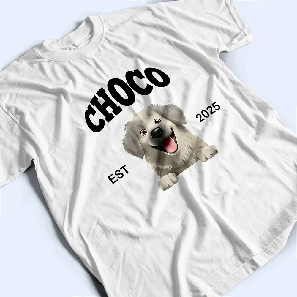 I Love My Dog - Personalized T Shirt - Image 5