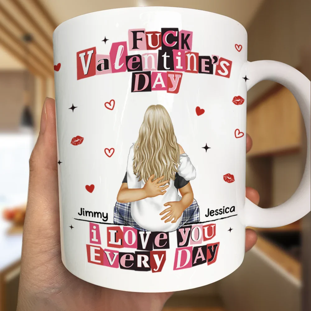 I Love You Every Day Ransom Note Style - Personalized Mug - Image 3
