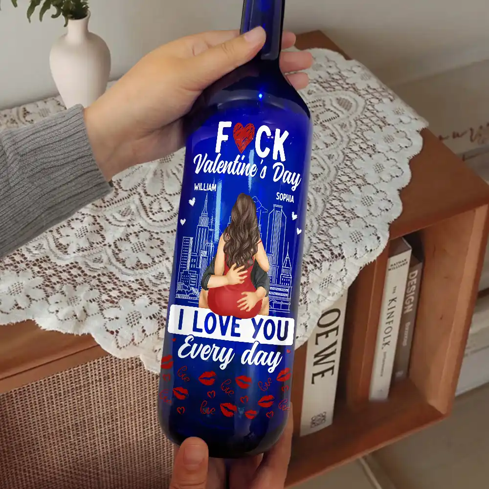 I Love You Everyday - Personalized Bottle Light - Image 2