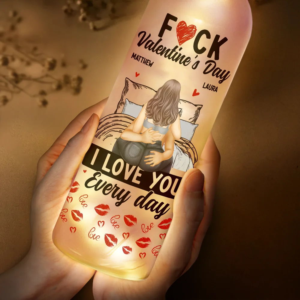 I Love You Everyday - Personalized Bottle Light - Image 4