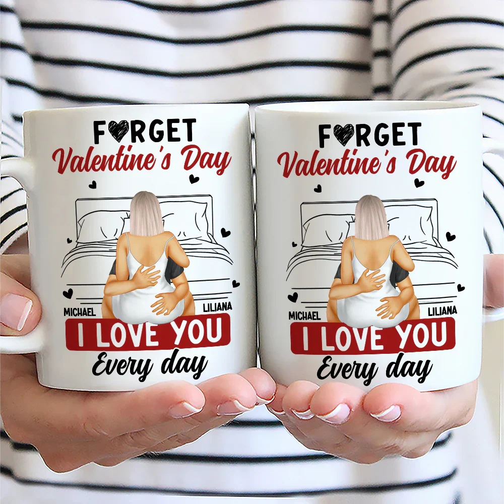 I Love You Everyday - Personalized Mug - Image 2