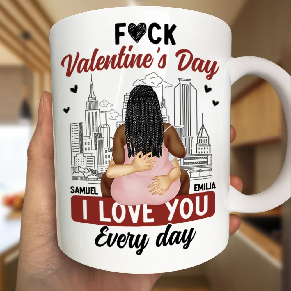 I Love You Everyday - Personalized Mug - Image 3