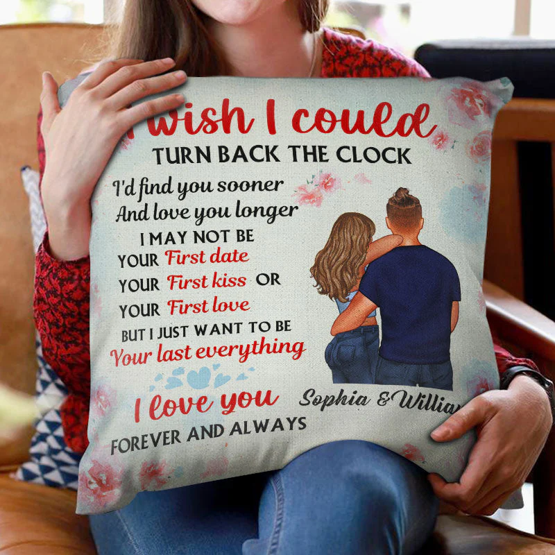 I Love You Forever And Always - Gift For Couple - Personalized Custom Pillow - Image 2
