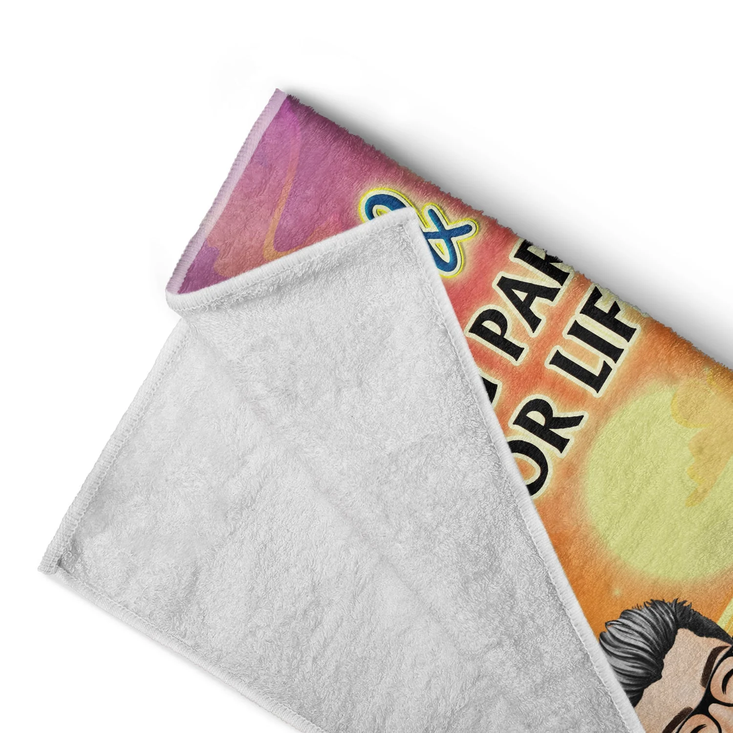 I Love You To The Beach And Back Traveling Beach Swimming Picnic Vacation - Birthday, Funny Gift For Her, Him, Couples, Family - Personalized Custom Beach Towel - Image 4