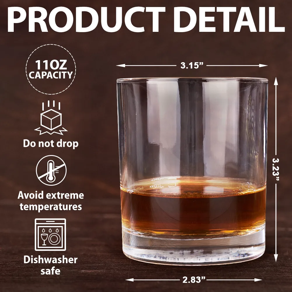 I Love Your Face Timber Couple - Personalized Whiskey Glass - Image 5