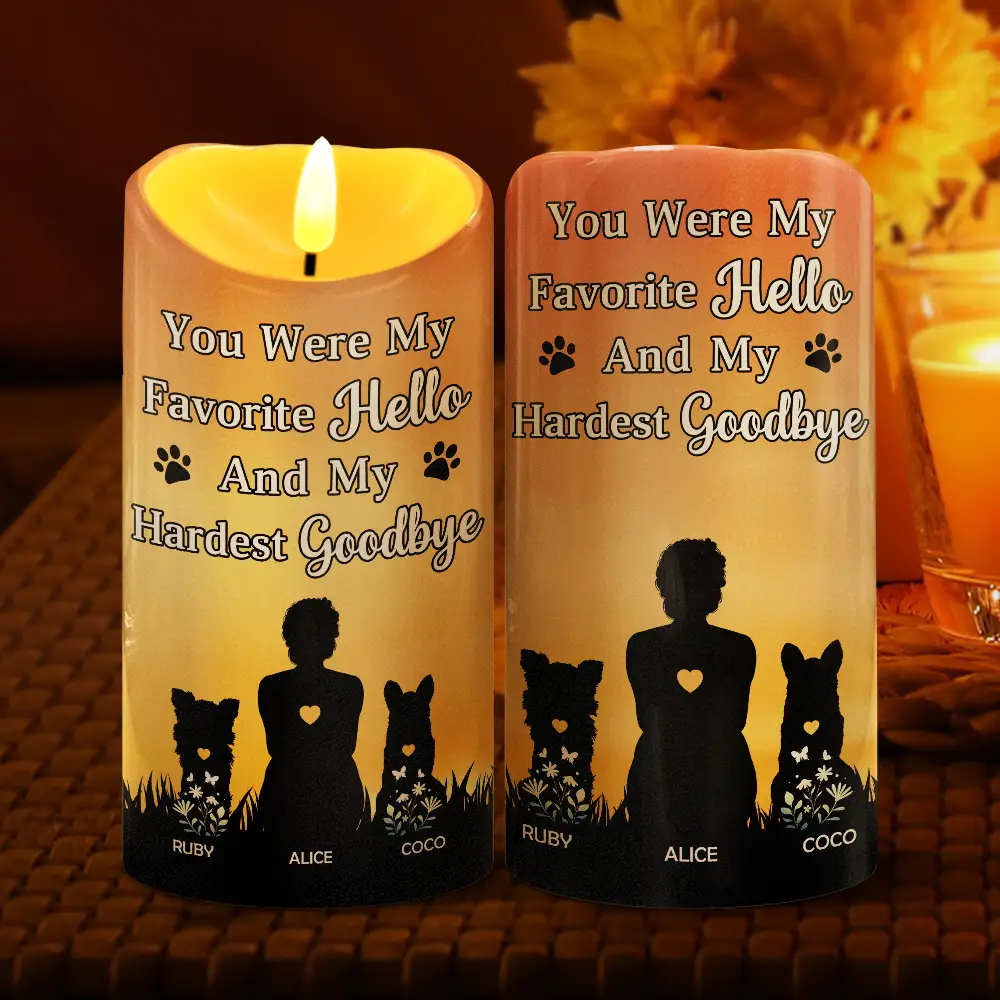 I Loved You Your Whole Life Memorial - Personalized Flameless LED Candle - Image 2