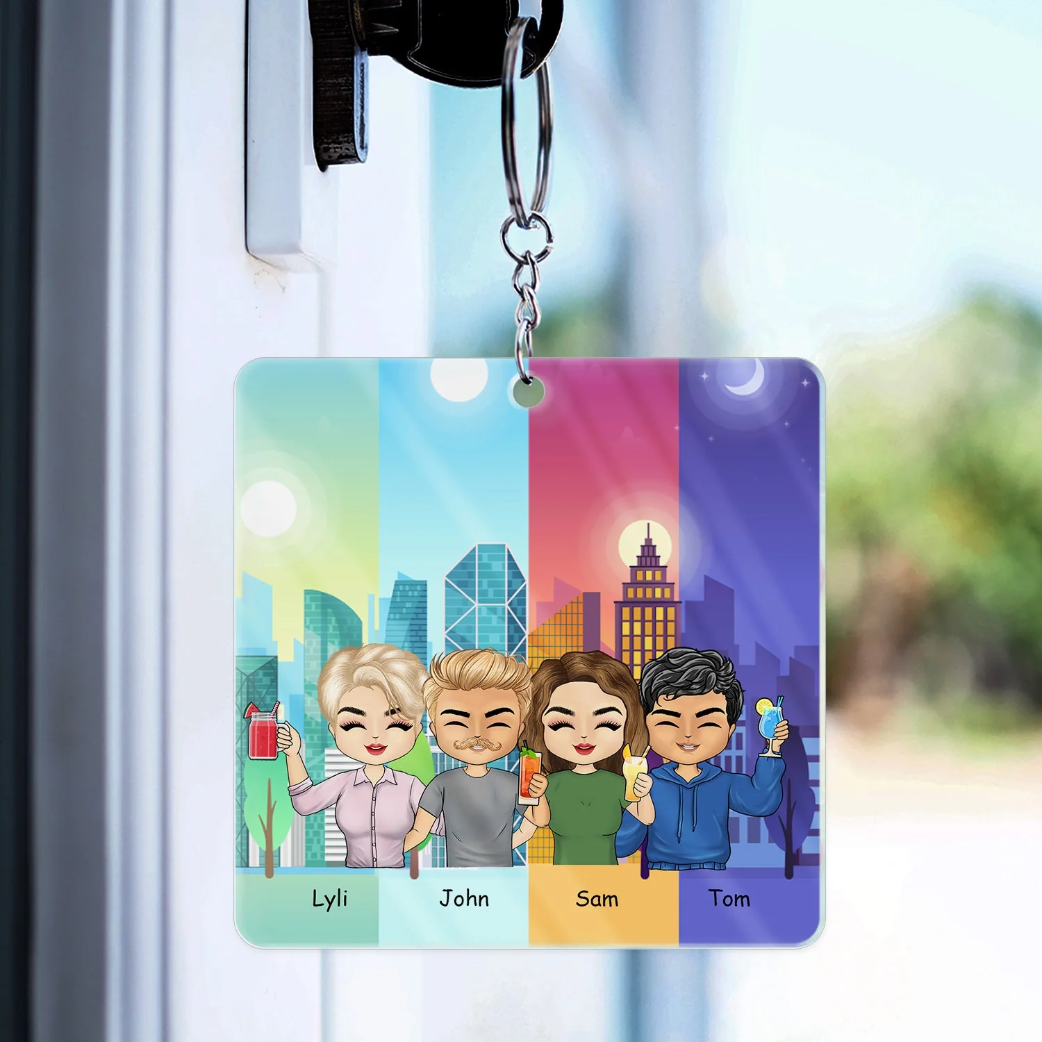 I May Not Always Be There With You - Gift For Best Friends, BFF, Bestie - Personalized Custom Acrylic Keychain - Image 3