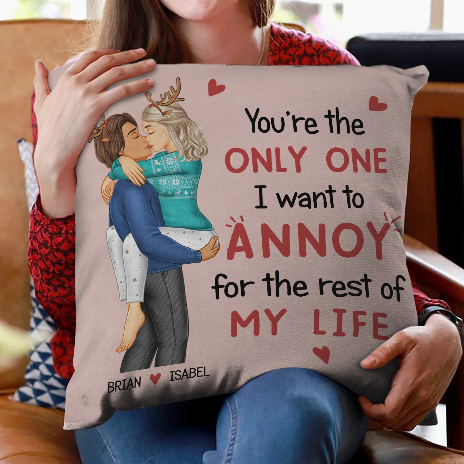 I Met You I Liked You I Love You Keeping You - Birthday, Loving, Anniversary Gift For Spouse, Hubby, Wifey, Boyfriend, Girlfriend, Couple - Personalized Pillow - Image 2