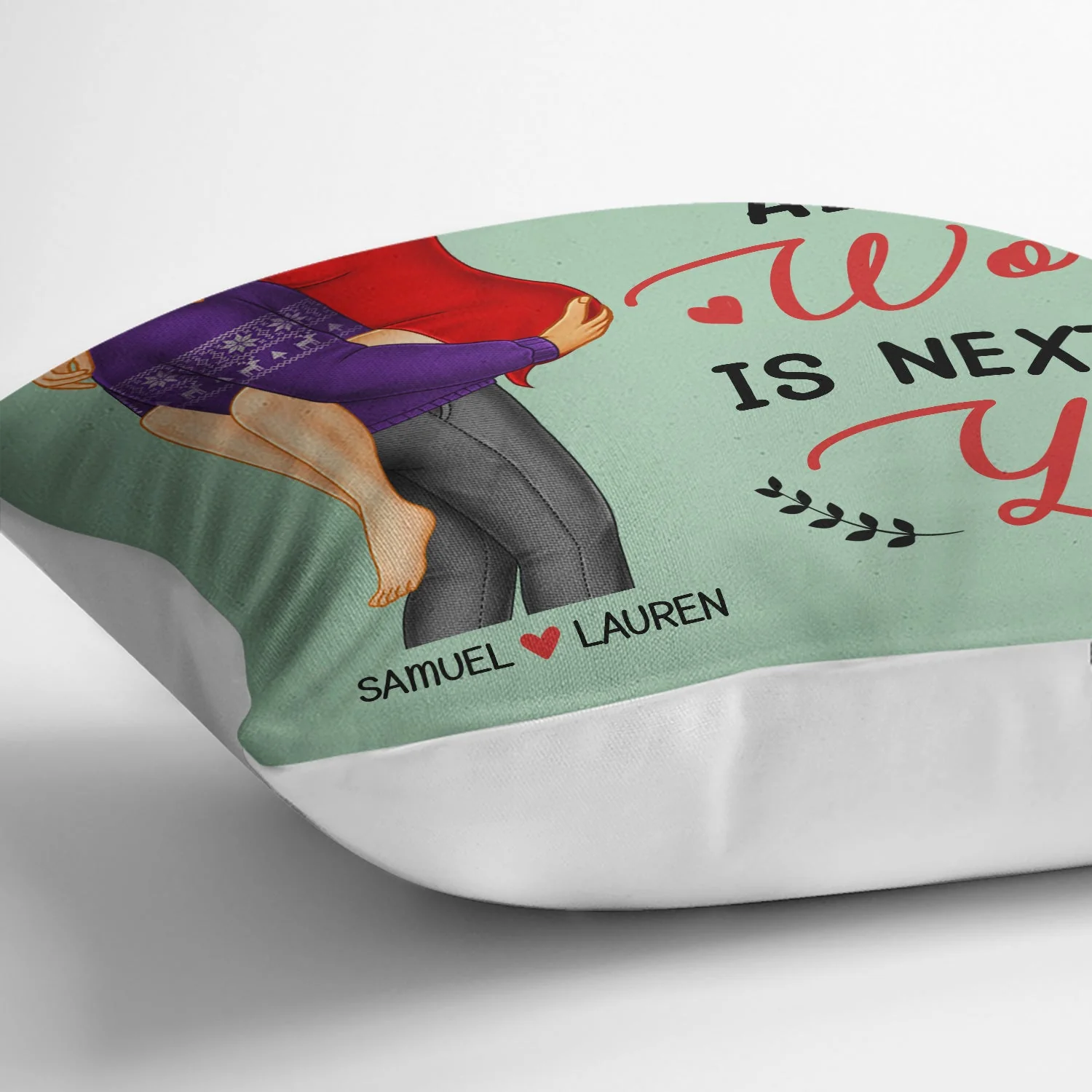 I Met You I Liked You I Love You Keeping You - Birthday, Loving, Anniversary Gift For Spouse, Hubby, Wifey, Boyfriend, Girlfriend, Couple - Personalized Pillow - Image 3