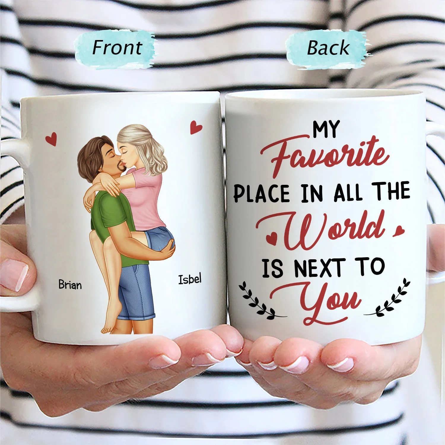 I Met You I Liked You I Love You Keeping You - Birthday, Loving, Anniversary Gift For Spouse, Hubby, Wifey, Boyfriend, Girlfriend, Couple - Personalized Mug - Image 2