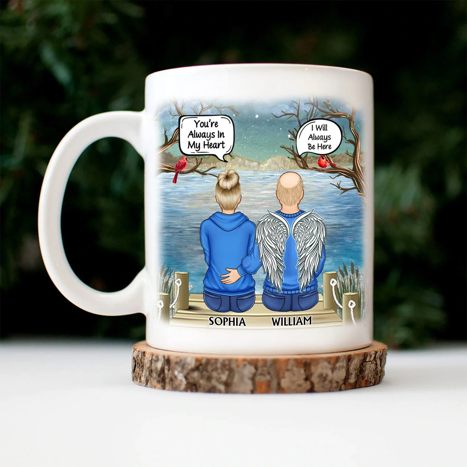 I Miss You I Know - Memorial Gift For Family, Friends, Siblings - Personalized Mug - Image 3