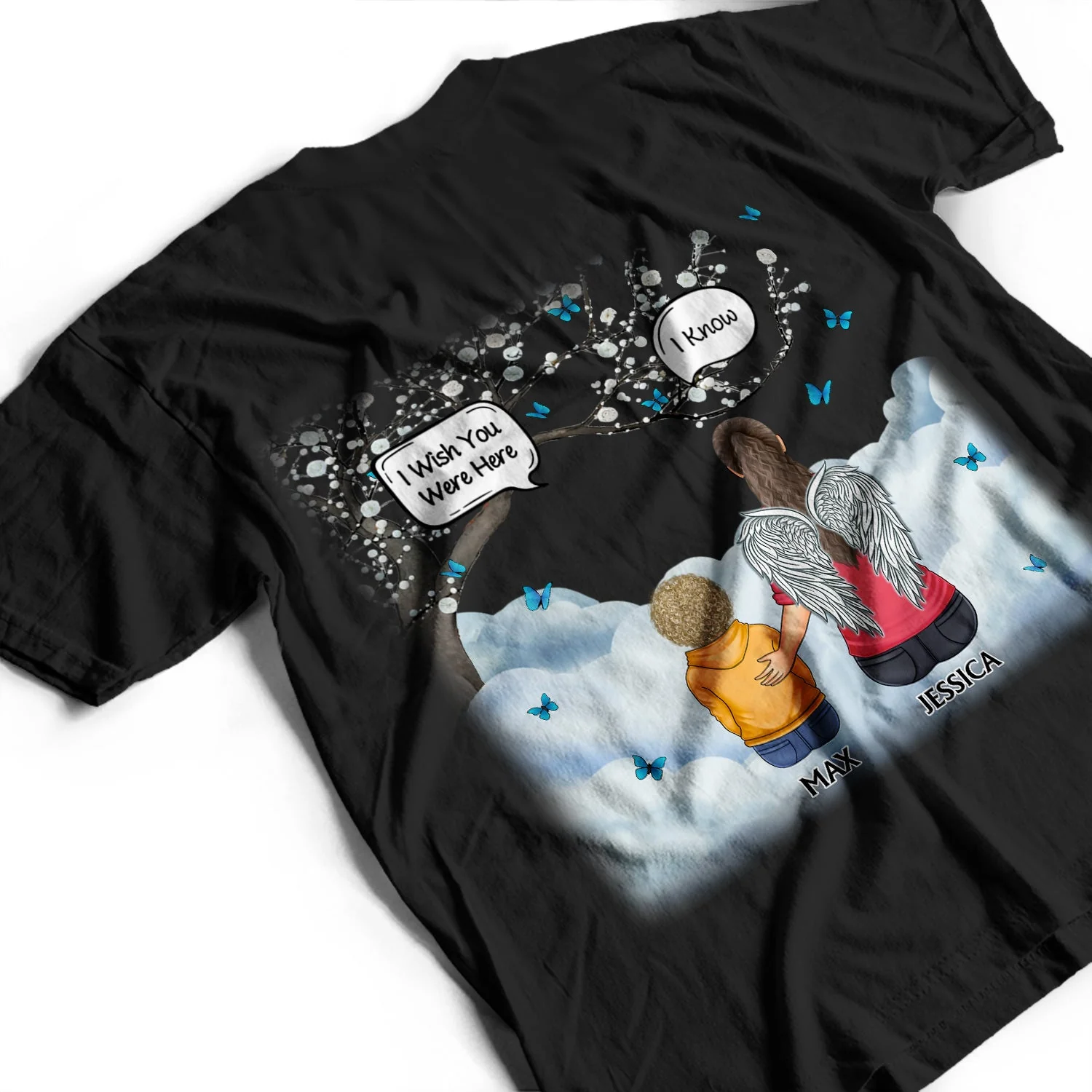 I Miss You I Know - Memorial Gift For Family, Friends, Siblings - Personalized T Shirt - Image 3
