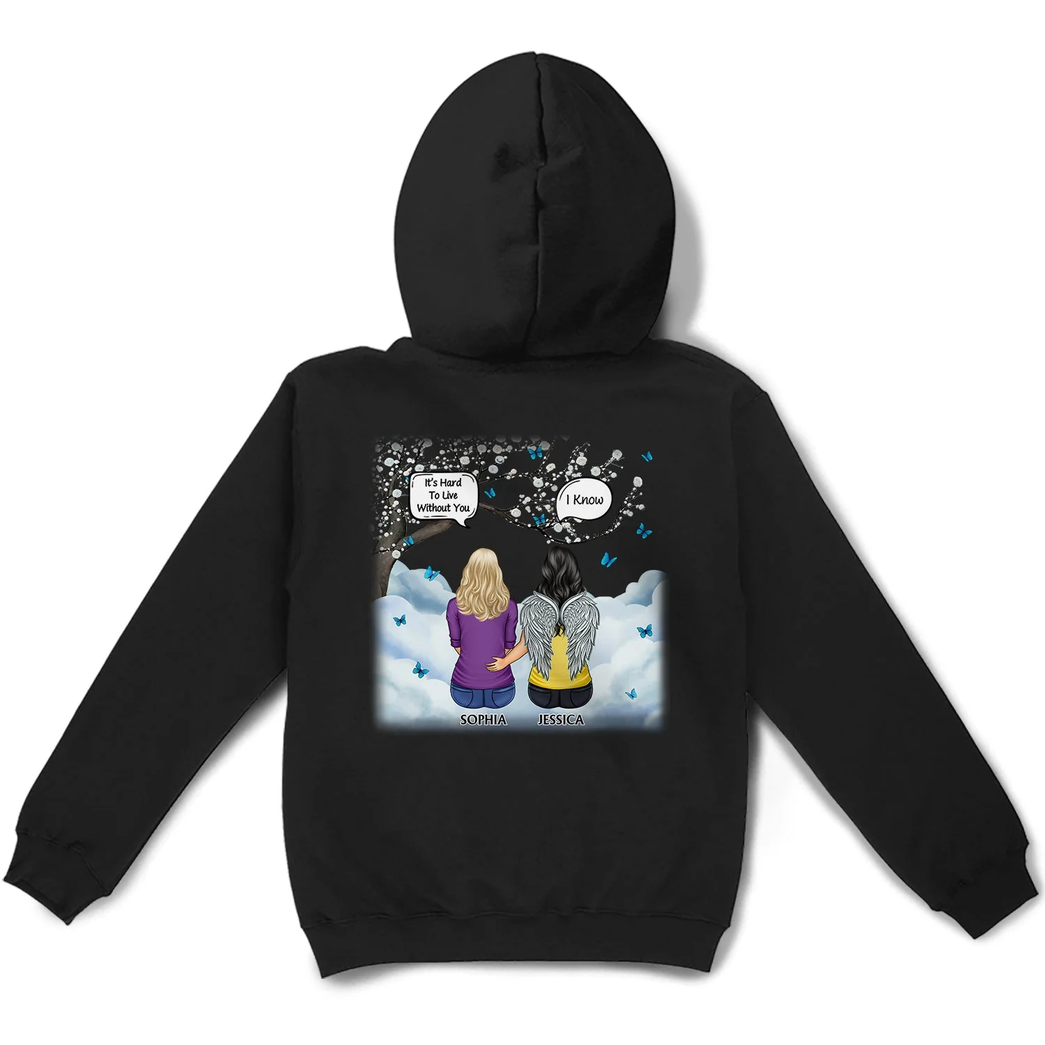 I Miss You I Know - Memorial Gift For Family, Friends, Siblings - Personalized T Shirt - Image 4