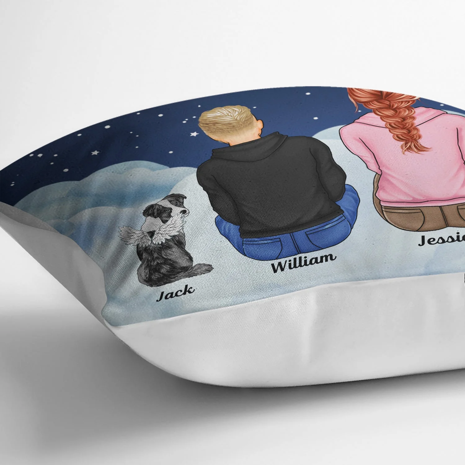 I Miss You - Memorial Gift For Pet Lovers, Dog Mom, Dog Dad, Cat Mom, Cat Dad - Personalized Pillow - Image 3