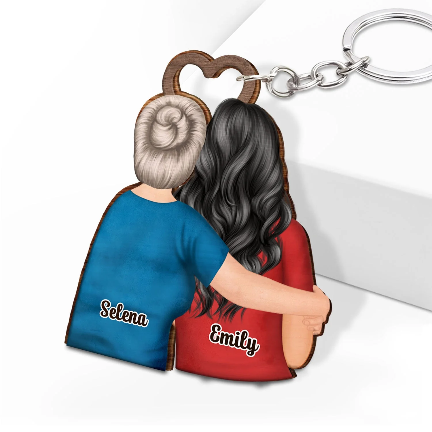 I Need To Say I Love You - Loving, Birthday Gift For Mom, Mother, Grandma, Grandmother - Personalized Cutout Wooden Keychain 2 Sides - Image 2
