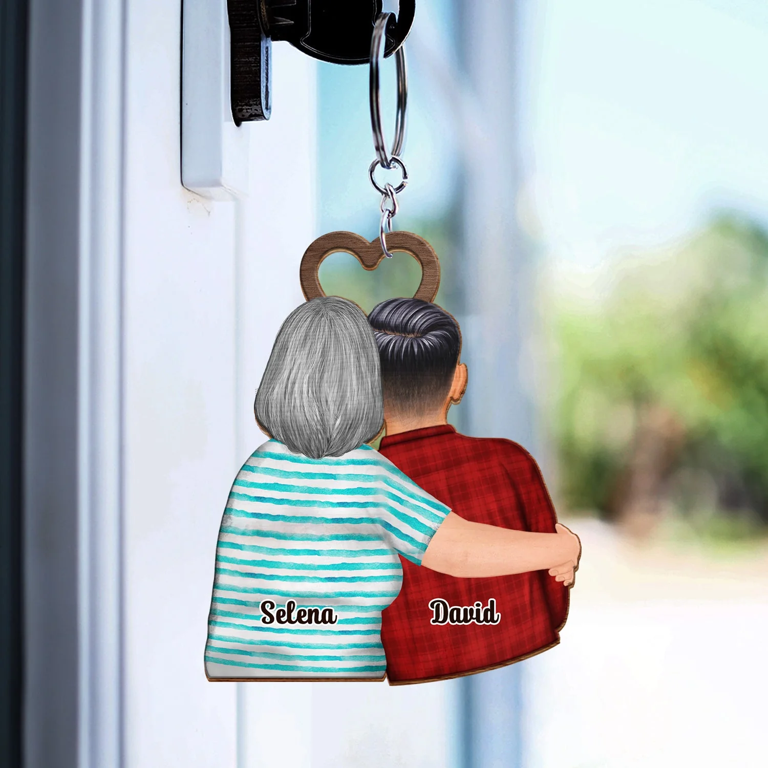 I Need To Say I Love You - Loving, Birthday Gift For Mom, Mother, Grandma, Grandmother - Personalized Cutout Wooden Keychain 2 Sides - Image 3