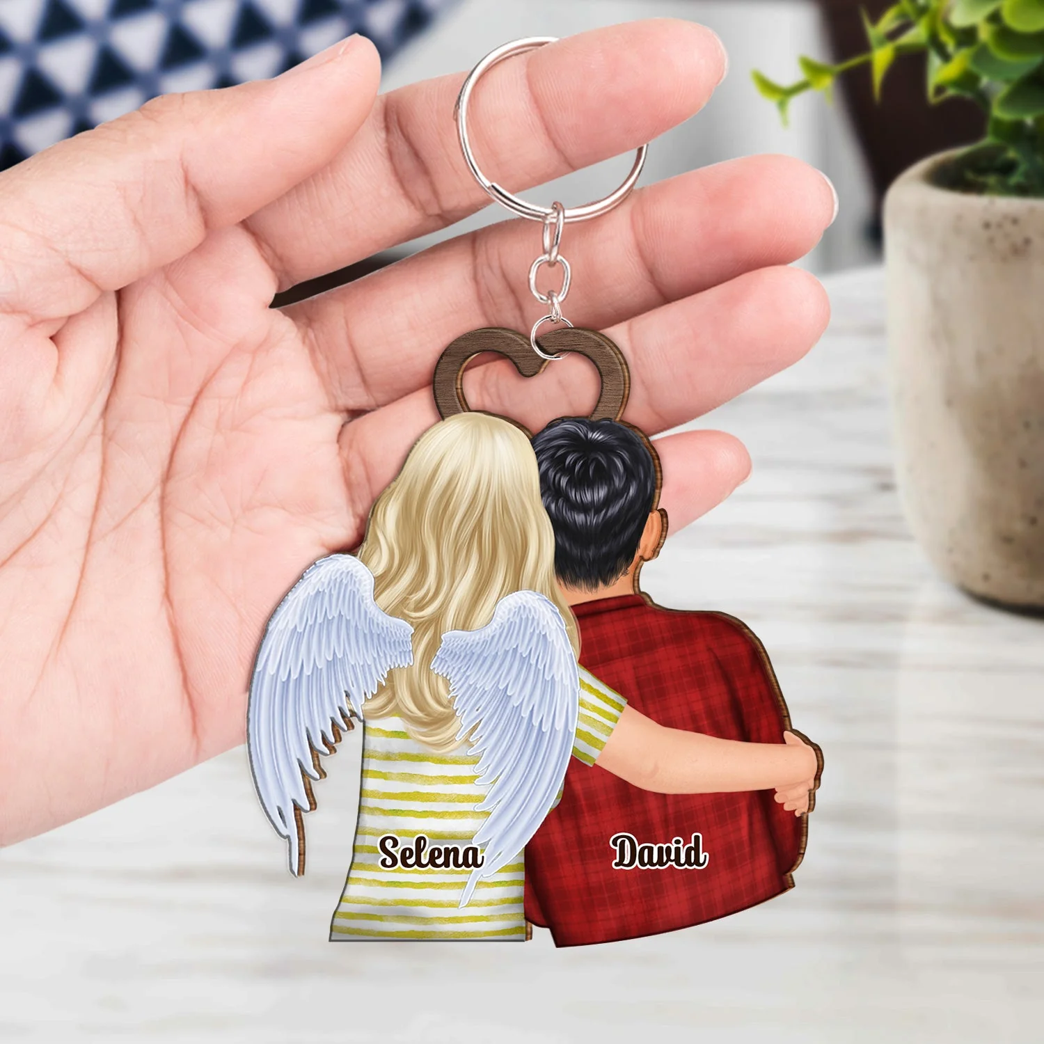 I Need To Say I Love You - Loving, Birthday Gift For Mom, Mother, Grandma, Grandmother - Personalized Cutout Wooden Keychain 2 Sides - Image 4