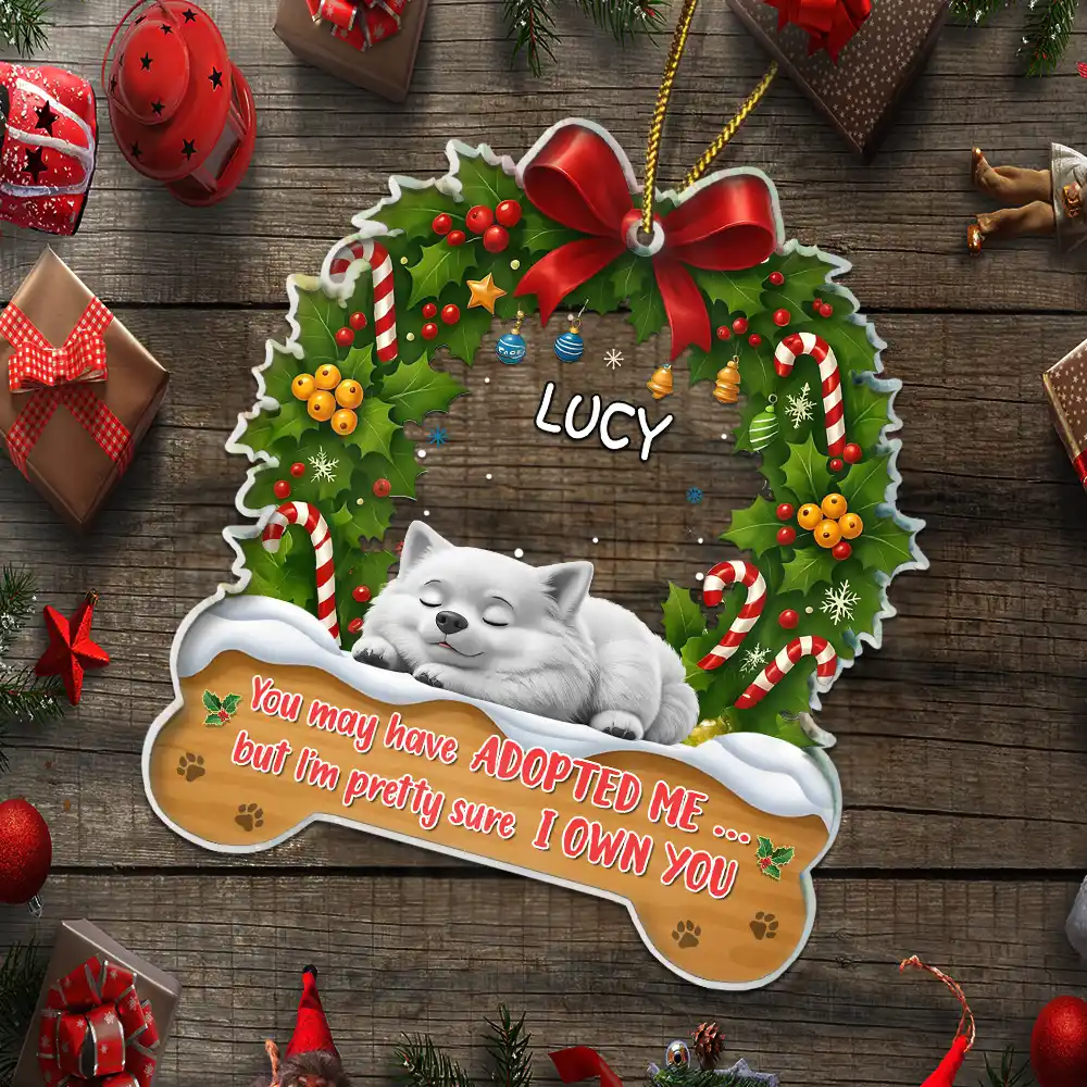 I Own You Christmas - Personalized Custom Shaped Acrylic Ornament - Image 5