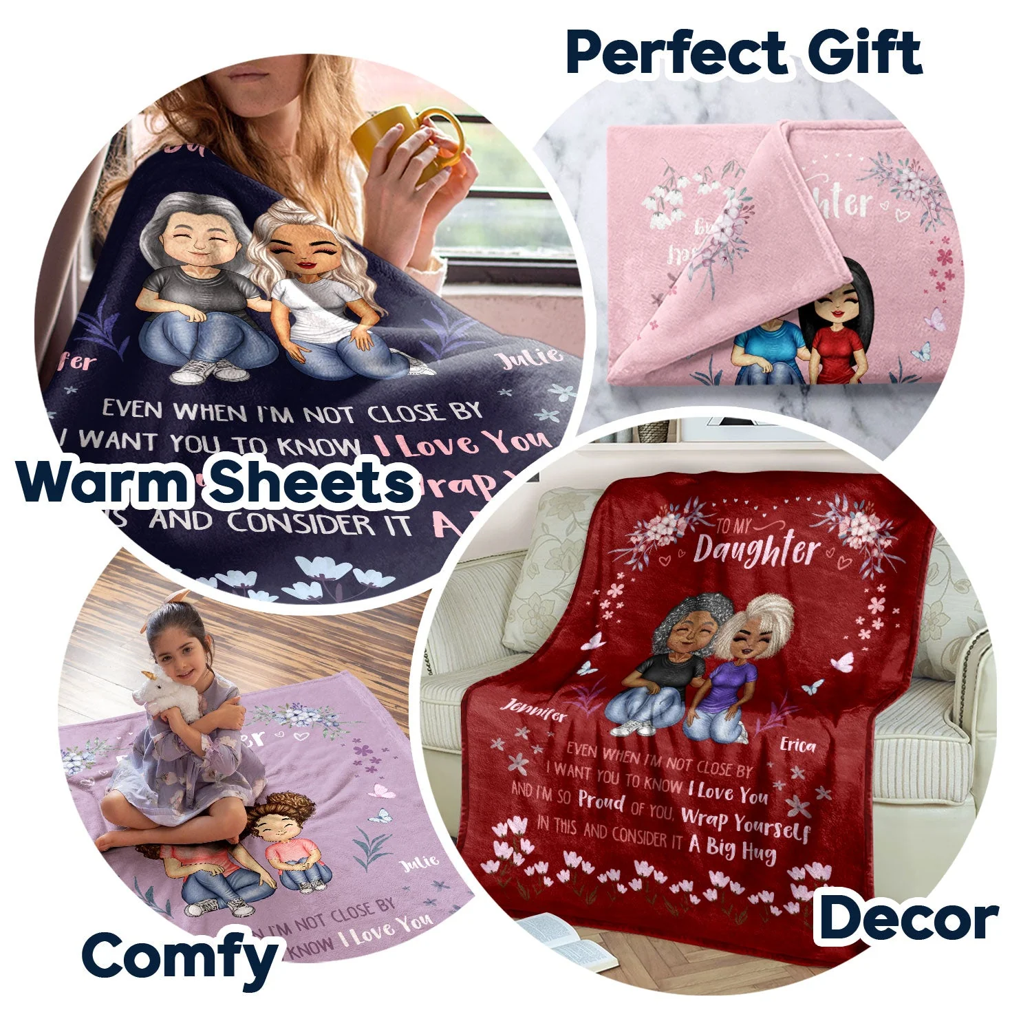 I Want You To Know I Love You - Gift For Daughter, Granddaughter - Personalized Fleece Blanket - Image 7