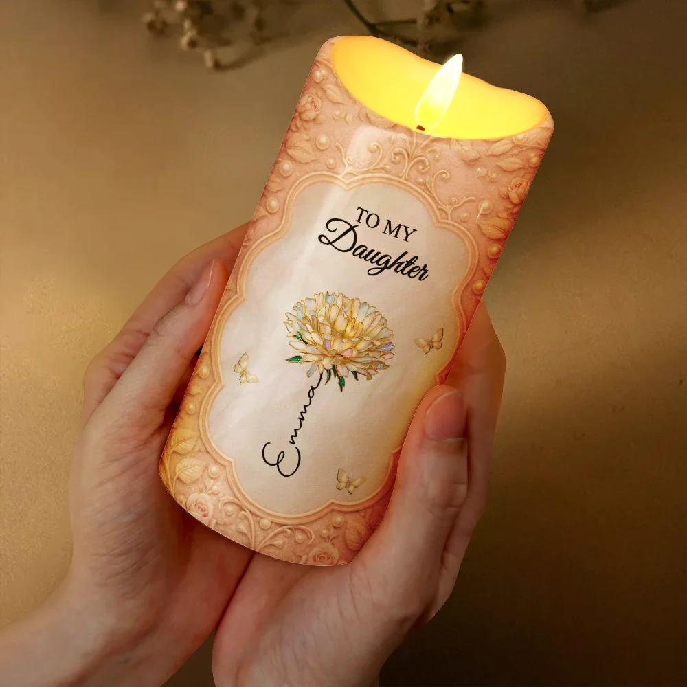 I Will Stay There Forever And Always - Personalized Flameless LED Candle - Image 3