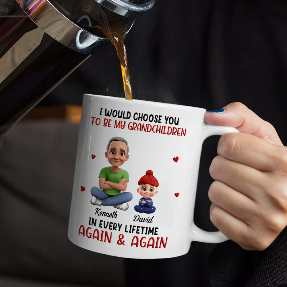 I Would Choose You In Every Lifetime - Personalized Mug - Image 6