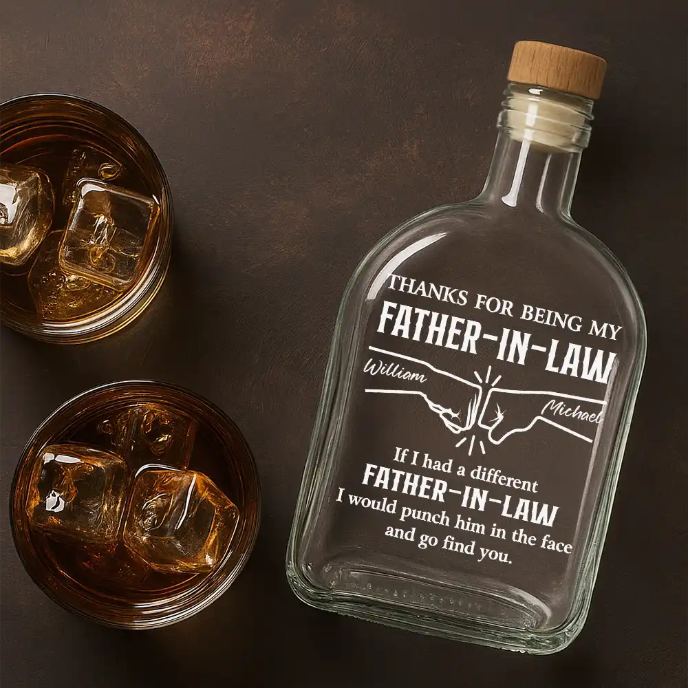 If I Had A Different Brother - Personalized Whiskey Bottle - Image 4