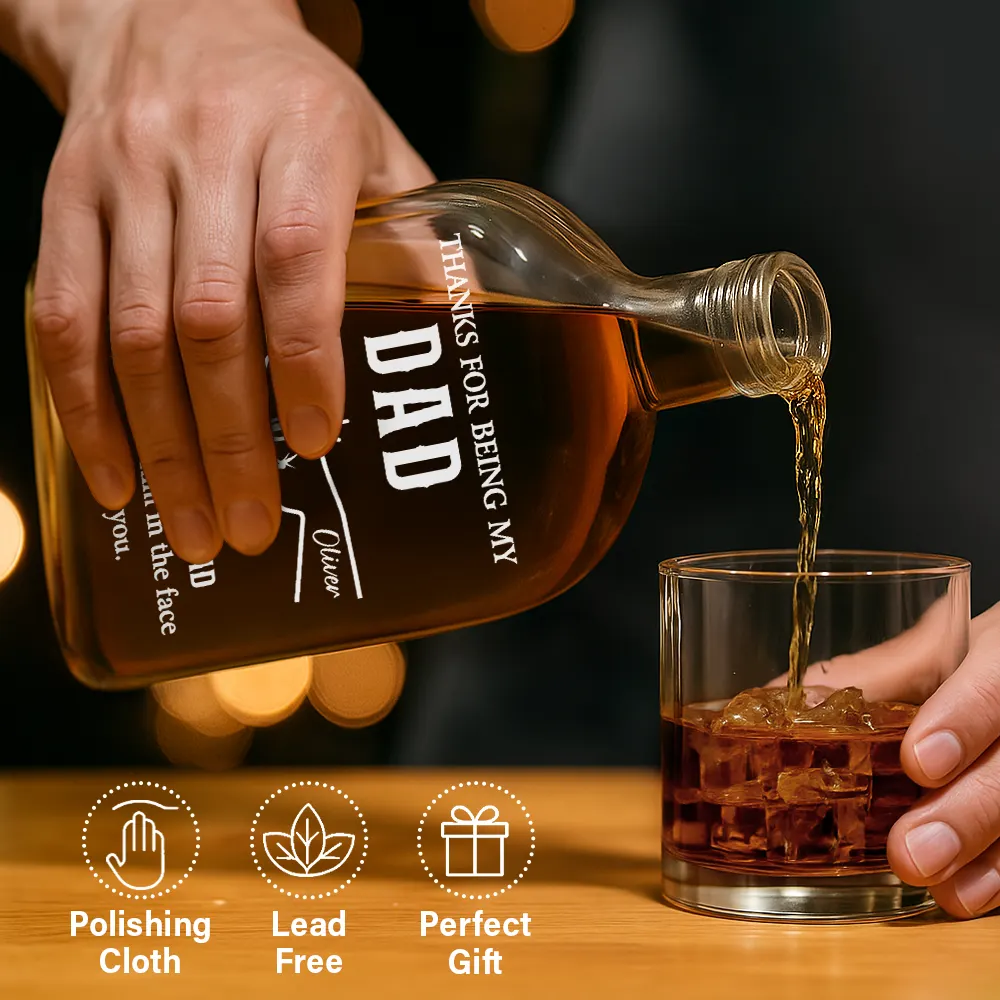 If I Had A Different Brother - Personalized Whiskey Bottle - Image 6