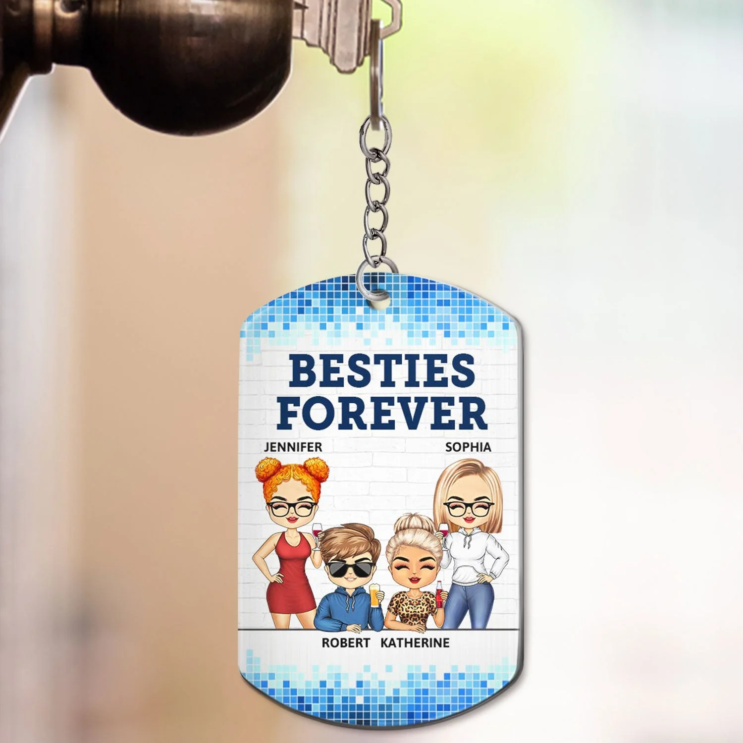 If I Had To Hide A Body - Funny, Anniversary, Birthday Gifts For Besties, Colleagues, Siblings - Personalized Aluminum Keychain - Image 3